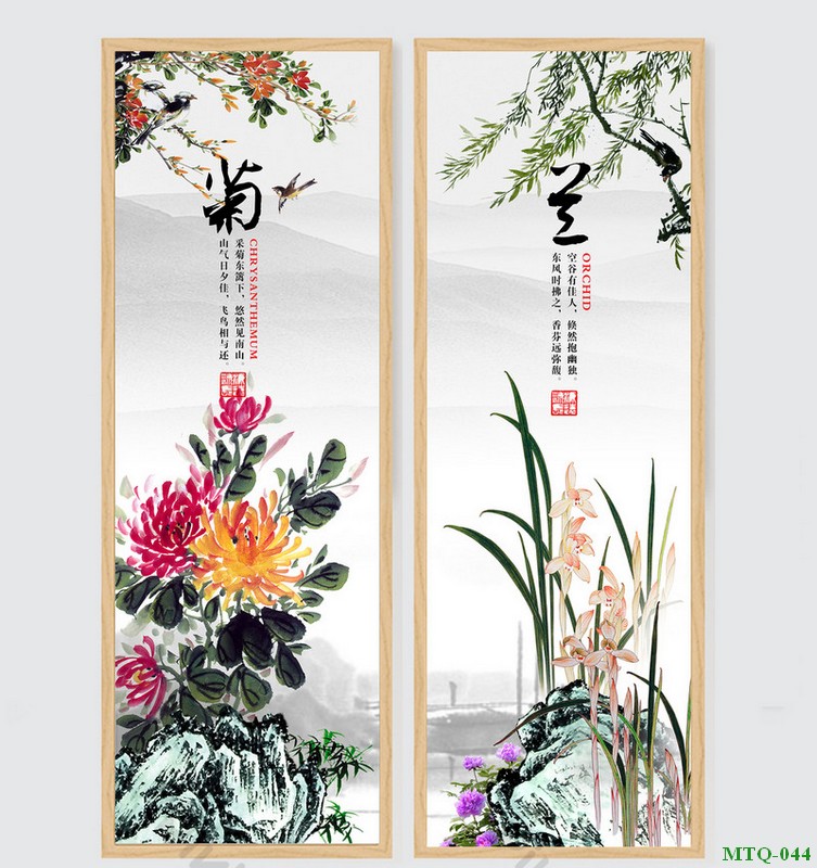 Tranh tứ quý MTQ-044